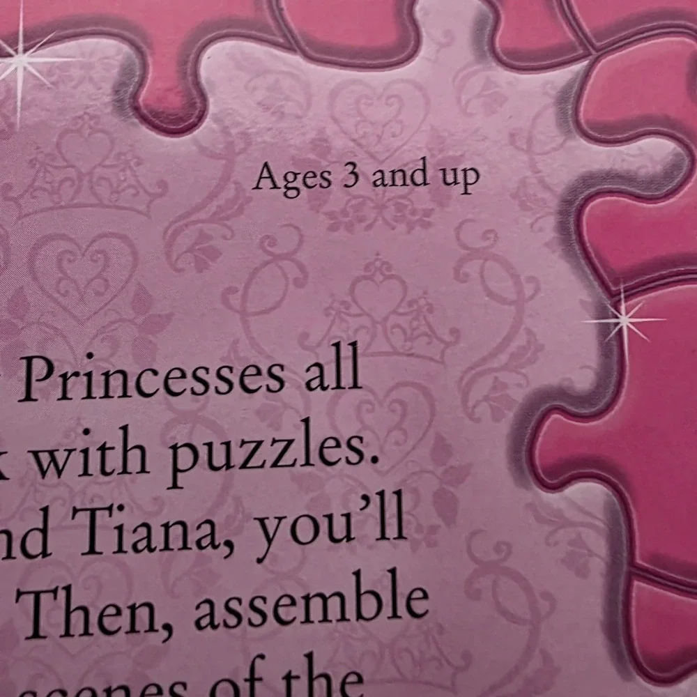 NEW Disney Princess: Pretty Princess Puzzles and True Love Stories‎ #0673